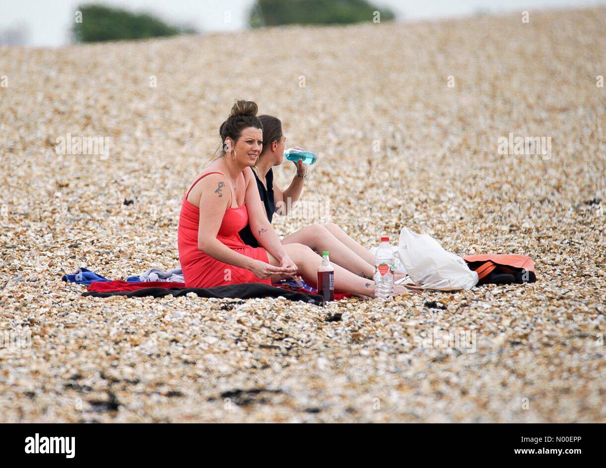 UK Weather Sunny intervals in Gosport. Stokes Bay, Gosport, Hants
