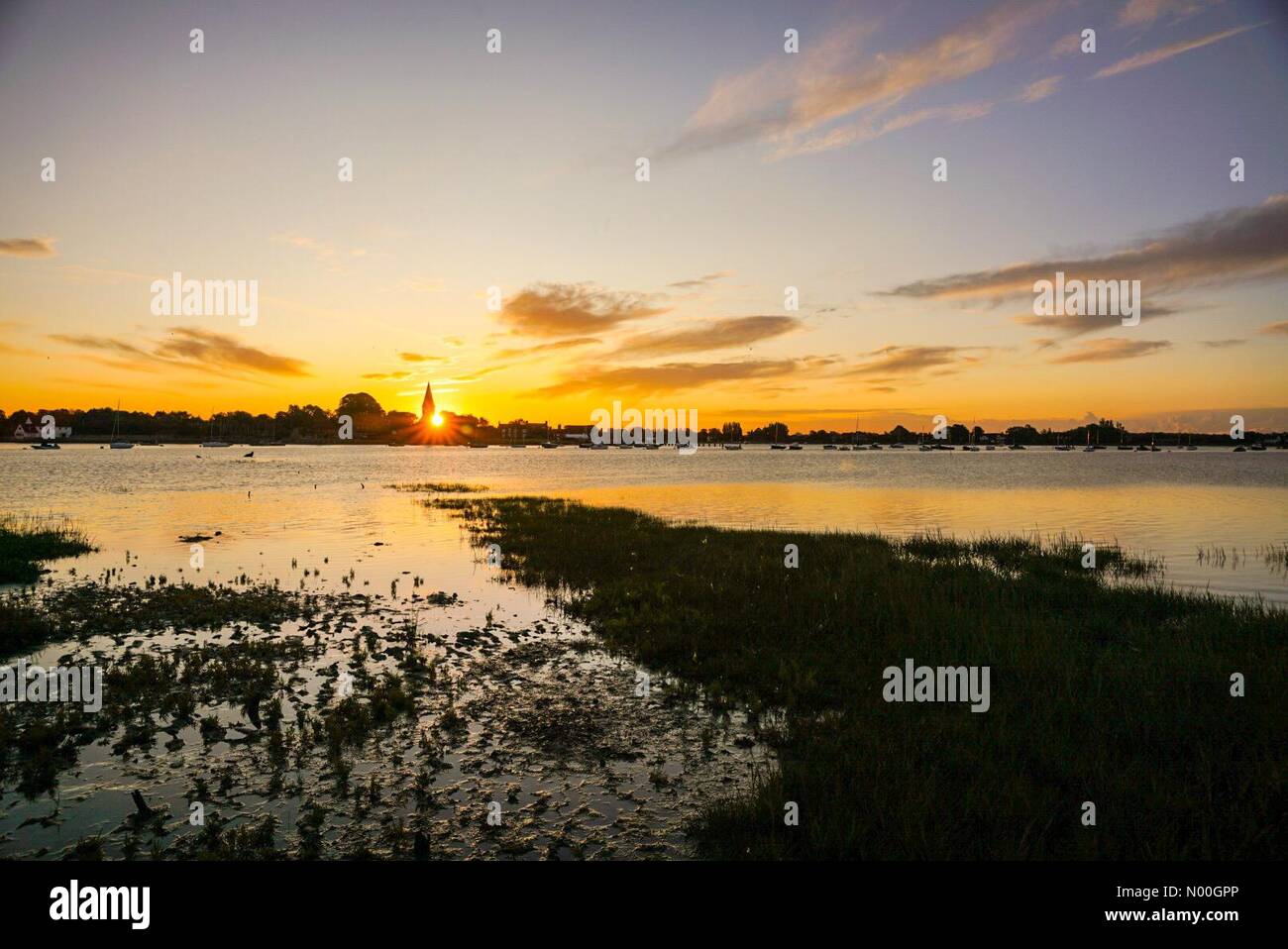 Bosham, Harbour Way, Chidham, UK. 14th September 2017. UK Weather