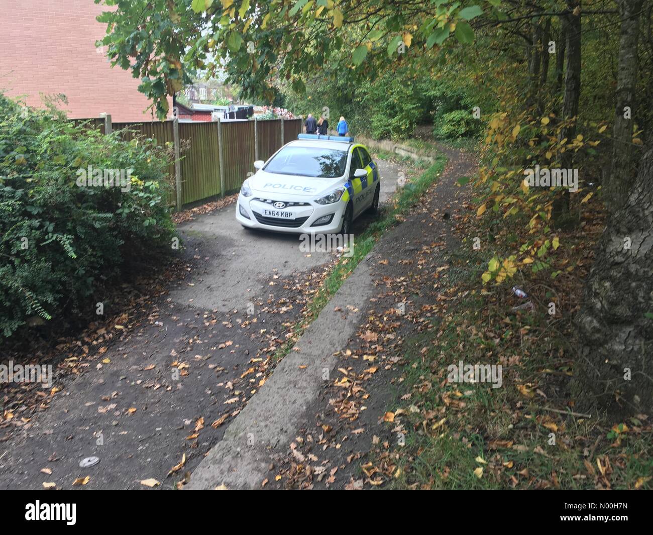 Greater Manchester police attend Attempted suicide on leigh bridge, Leigh, greater Manchester, uk Credit: Black Capture/StockimoNews/Alamy Live News Stock Photo