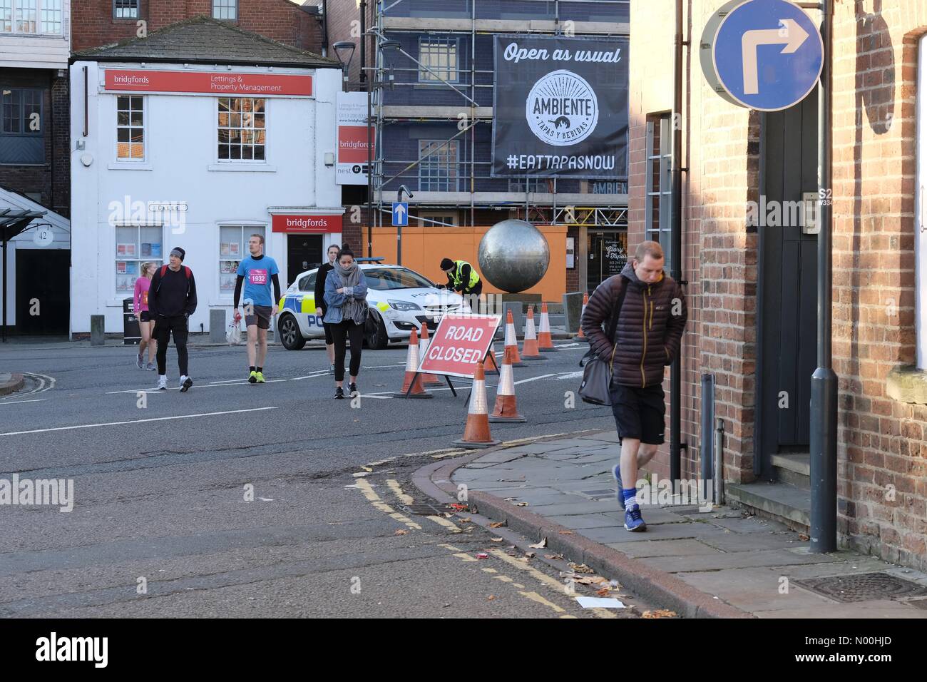 Leeds City Centre, UK. 5th November, 2017. Leeds City Centre major