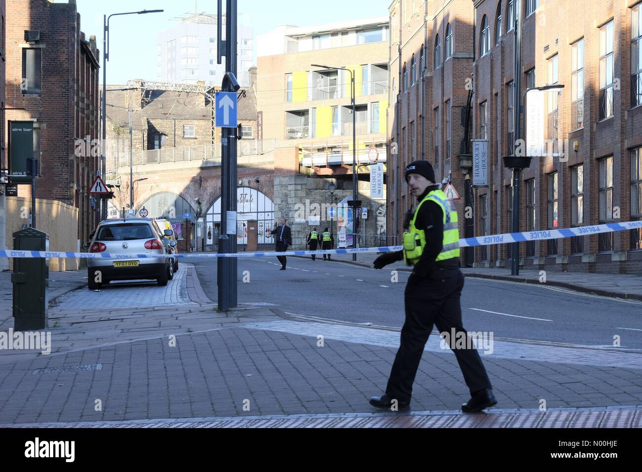 Leeds City Centre, UK. 5th November, 2017. Leeds City Centre major