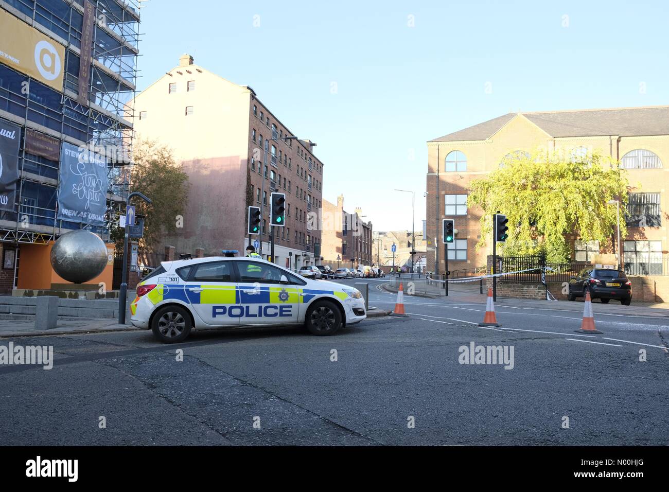 Leeds City Centre, UK. 5th November, 2017. Leeds City Centre major