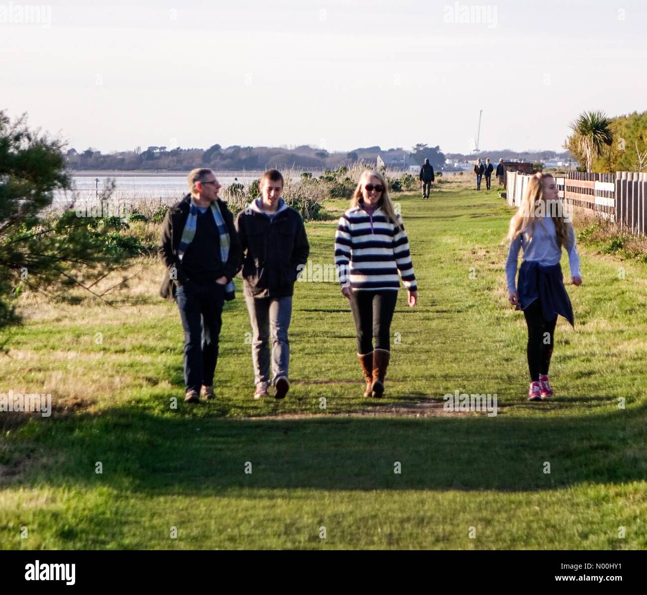 UK Weather Sunny at Wittering. West Strand, West Wittering. 19th