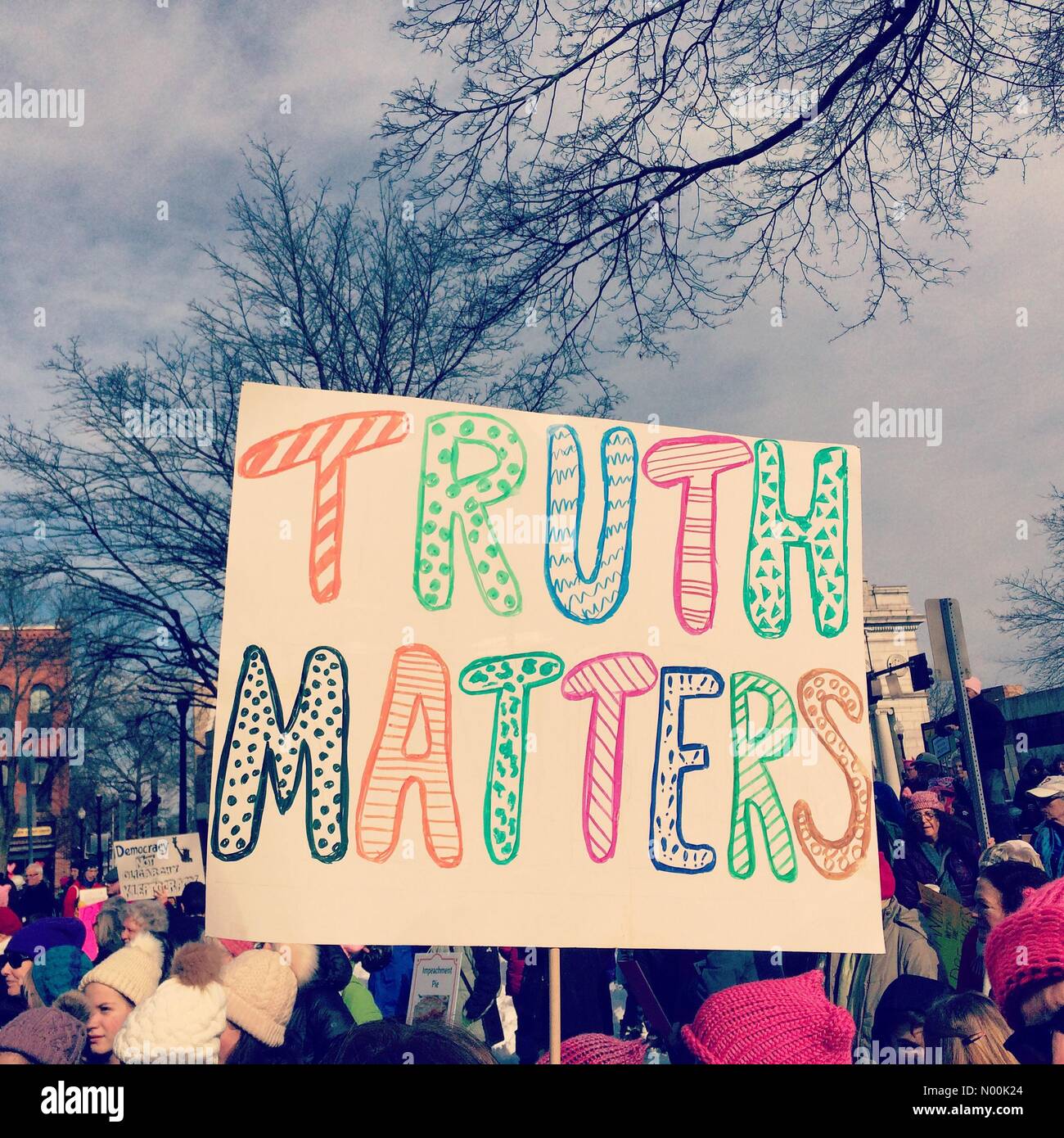 Greenfield, Massachusetts, USA. 20th Jan, 2018. 20th January 2018. Second Annual Franklin County Women's Rally, Greenfield, Massachusetts, United States. Credit: sep120/StockimoNews/Alamy Live News Stock Photo