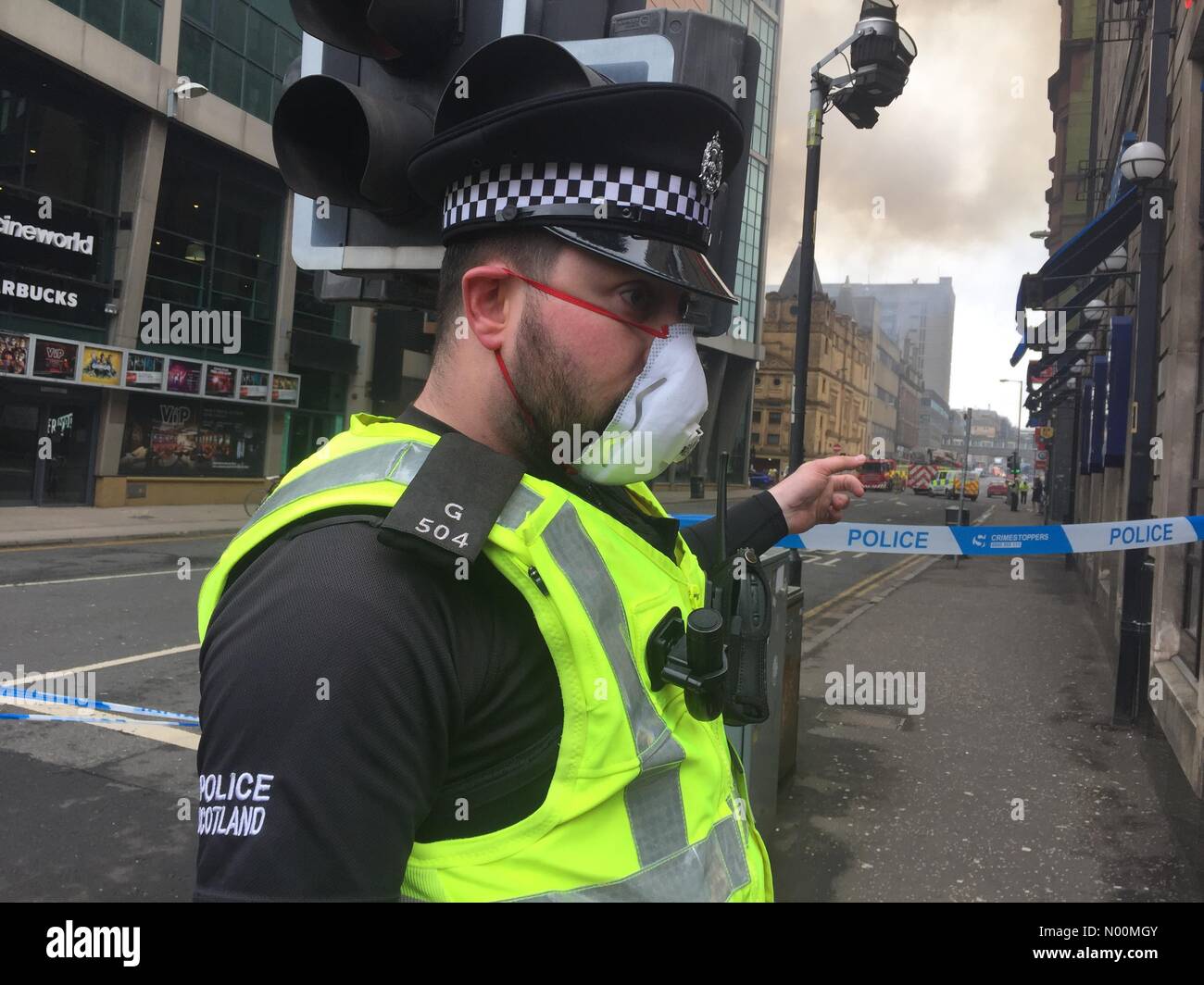 Glasgow police fire hi-res stock photography and images - Alamy