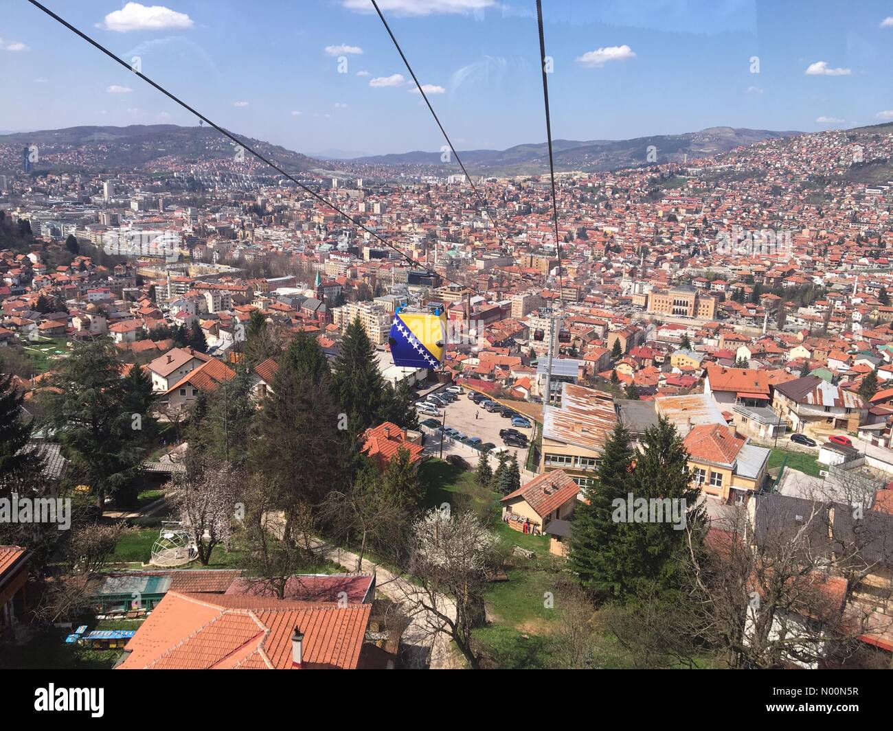 Žičara Sarajevothe newly reopened cable car on Mount Trebević in