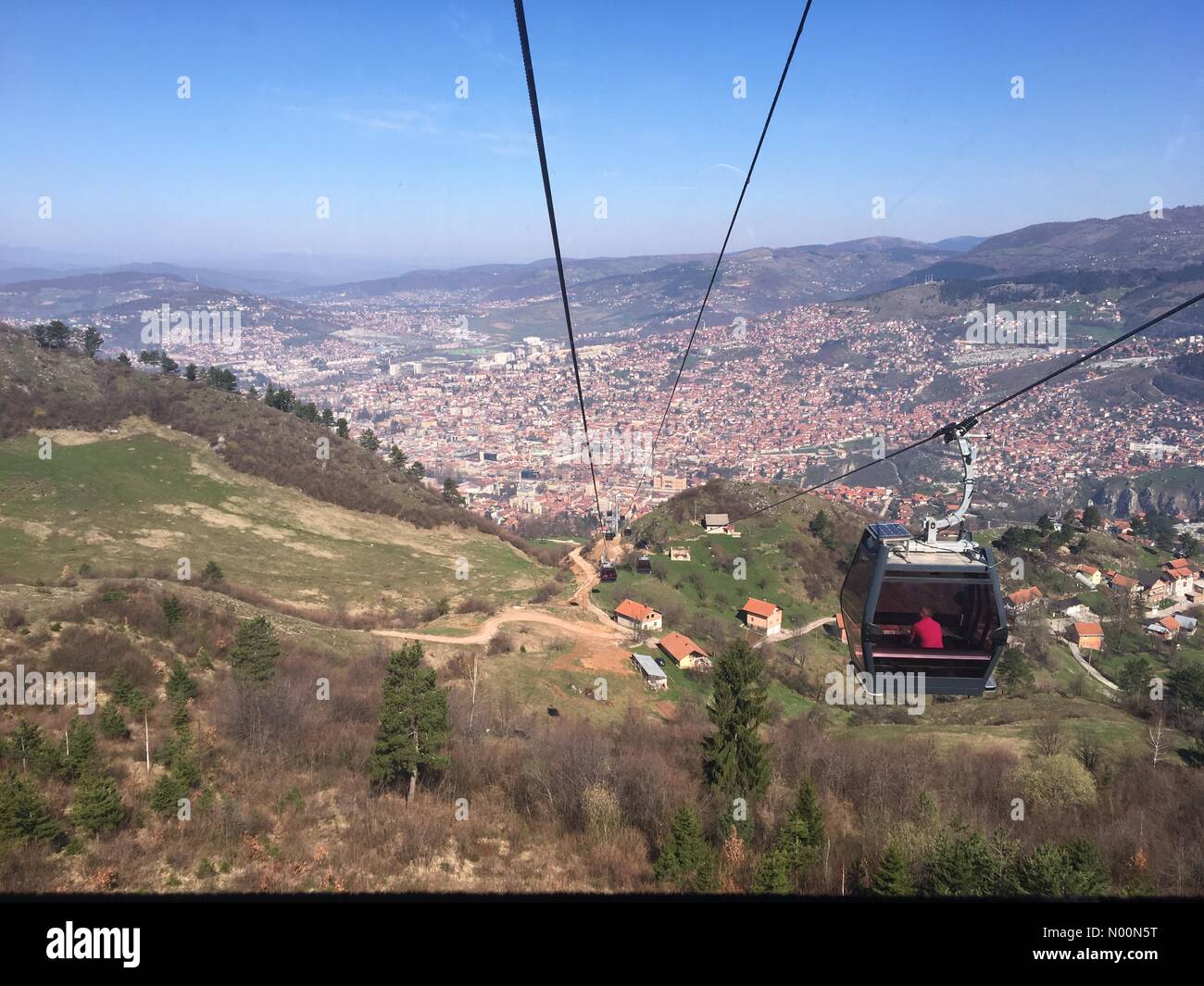 Žičara Sarajevothe newly reopened cable car on Mount Trebević in