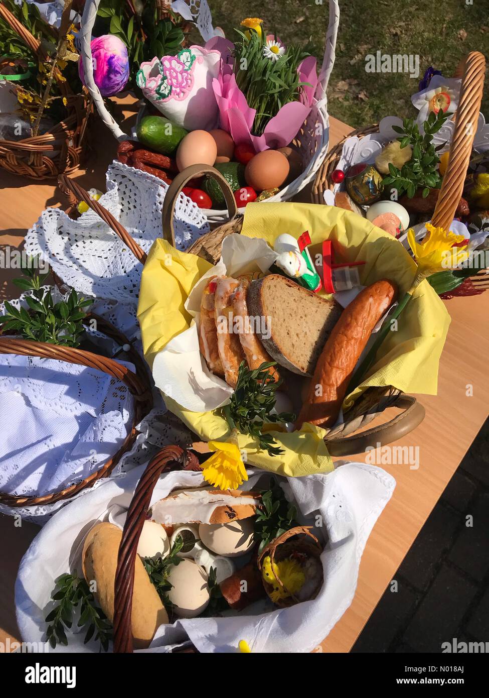 Easter blessings in Poland Sat 8th April 2023 Laski near Warsaw