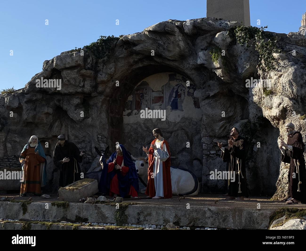 Christmas nativity scene The Franciscan centenary (12232023), Vatican