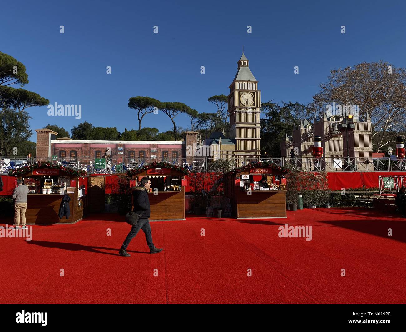 Christmas World Theme Park, Rome, Italy Credit: amer ghazzal/StockimoNews/Alamy Live News Stock Photo