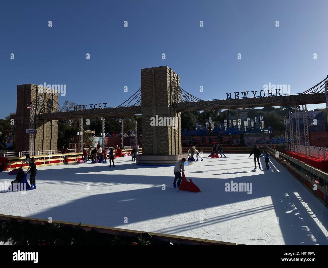 Christmas World Theme Park, Rome, Italy Credit: amer ghazzal/StockimoNews/Alamy Live News Stock Photo