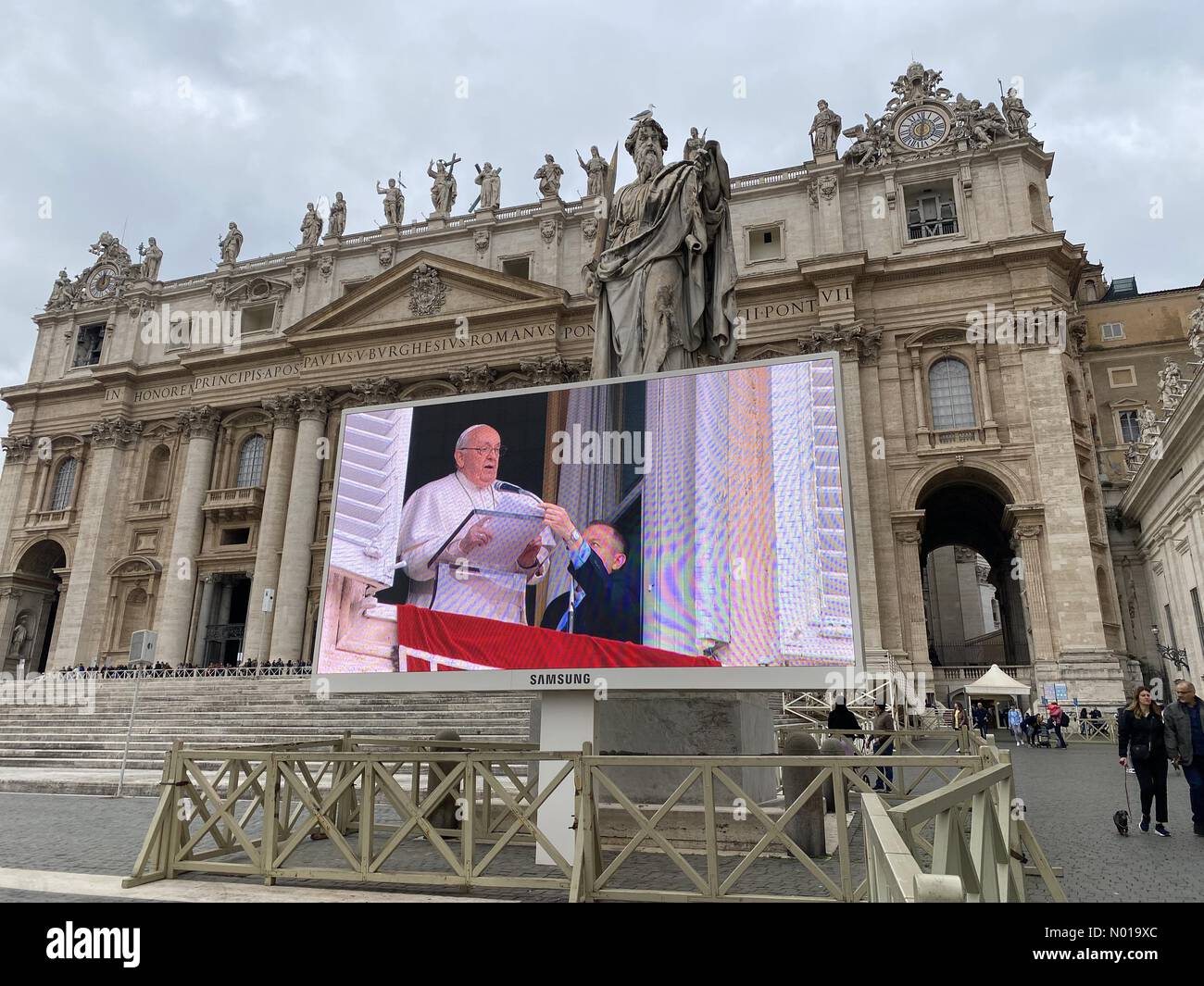 Rome, Italy. 26 December 2023. Pope Francis delivers The Angelus Prayer