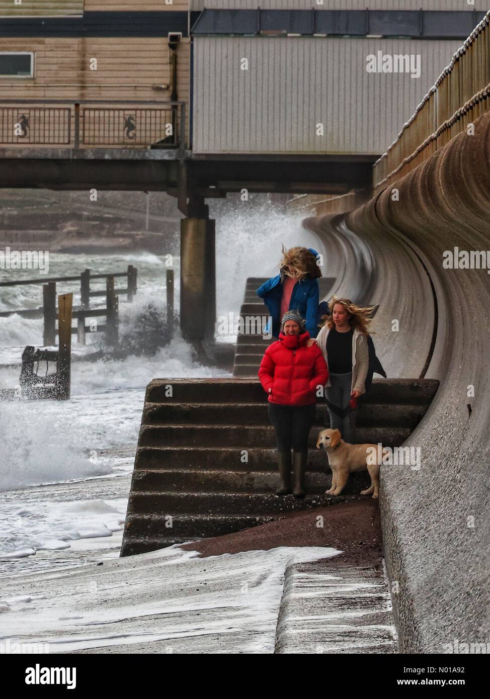 Teignmouth, Devon, UK. 21 January, 2024. UK Weather First sign of