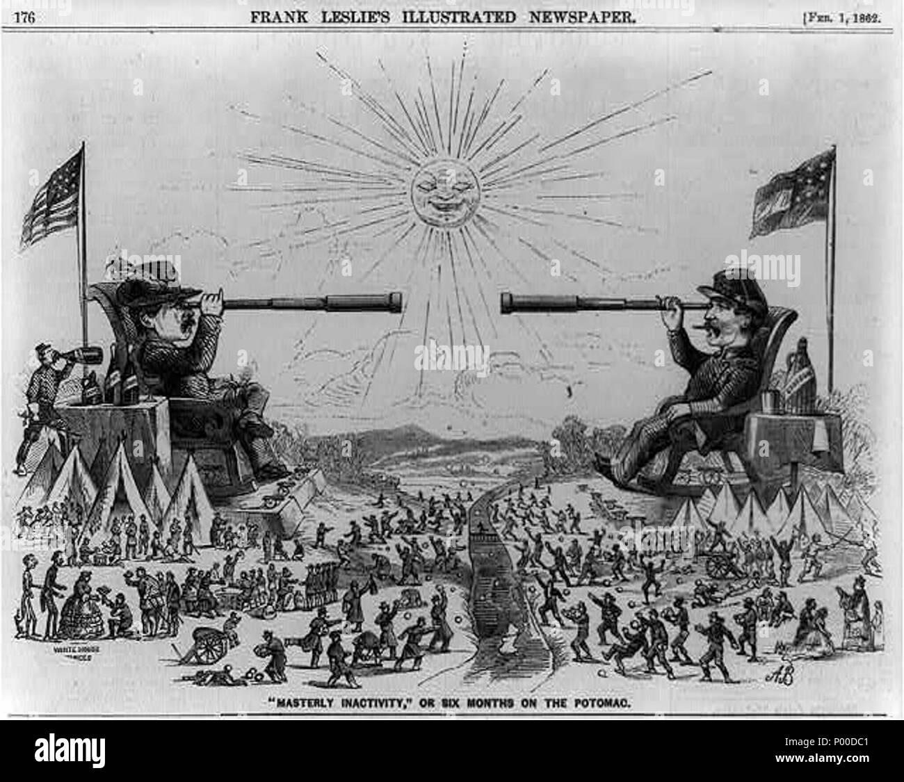 Masterly inactivity2C or six months on the Potomac 28caricature of