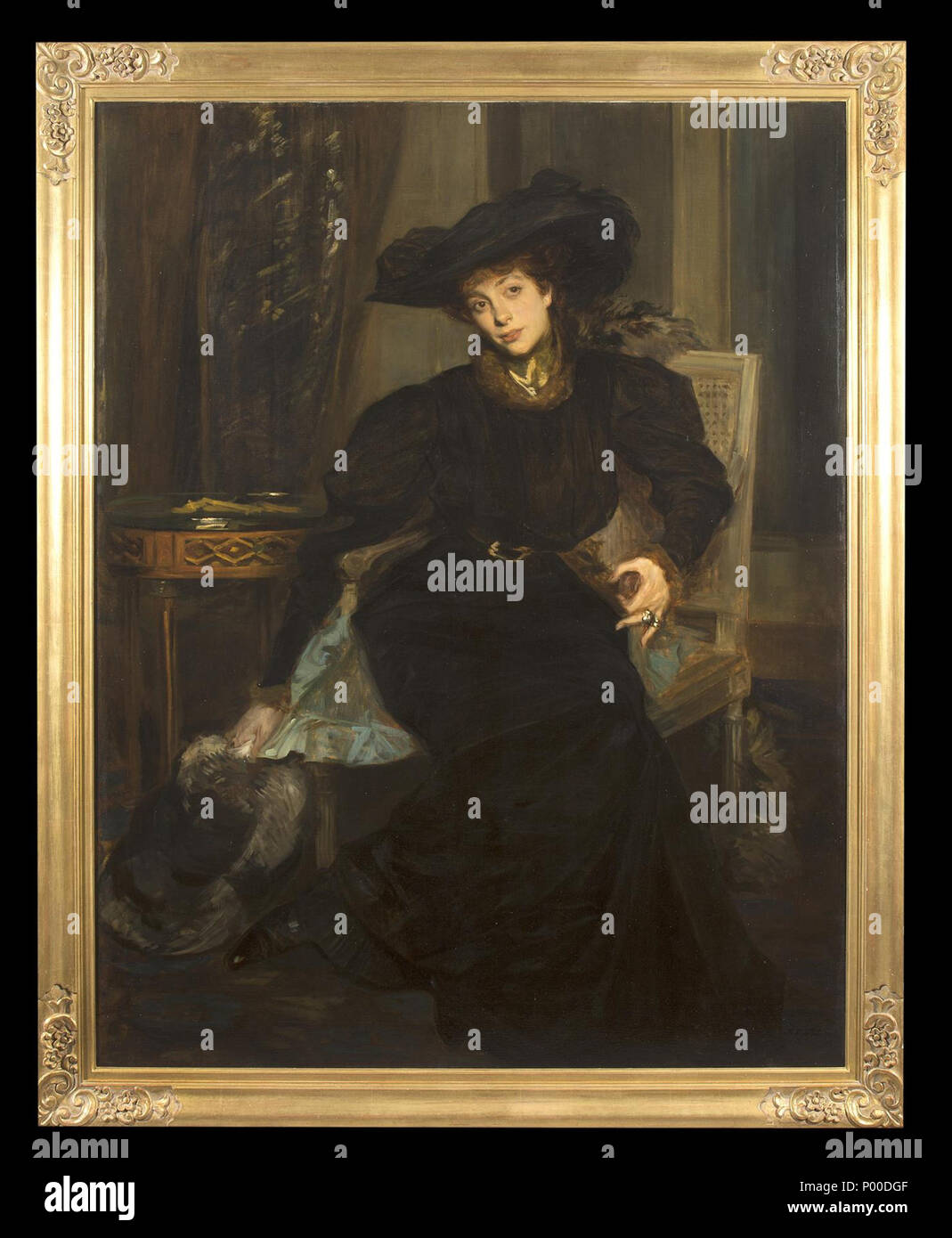 53 Jacques-Émile Blanche, 1890c - Portrait de la Comtesse de Greffulhe Stock Photo