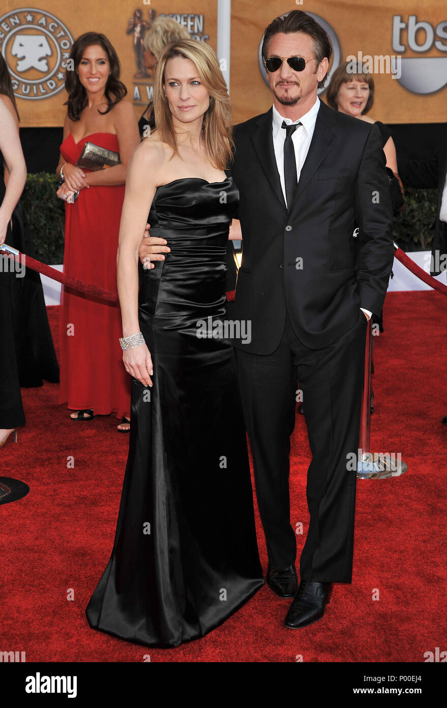 Robin Wright Penn and Sean Penn Sag Screen Actor Guild Awards 2009