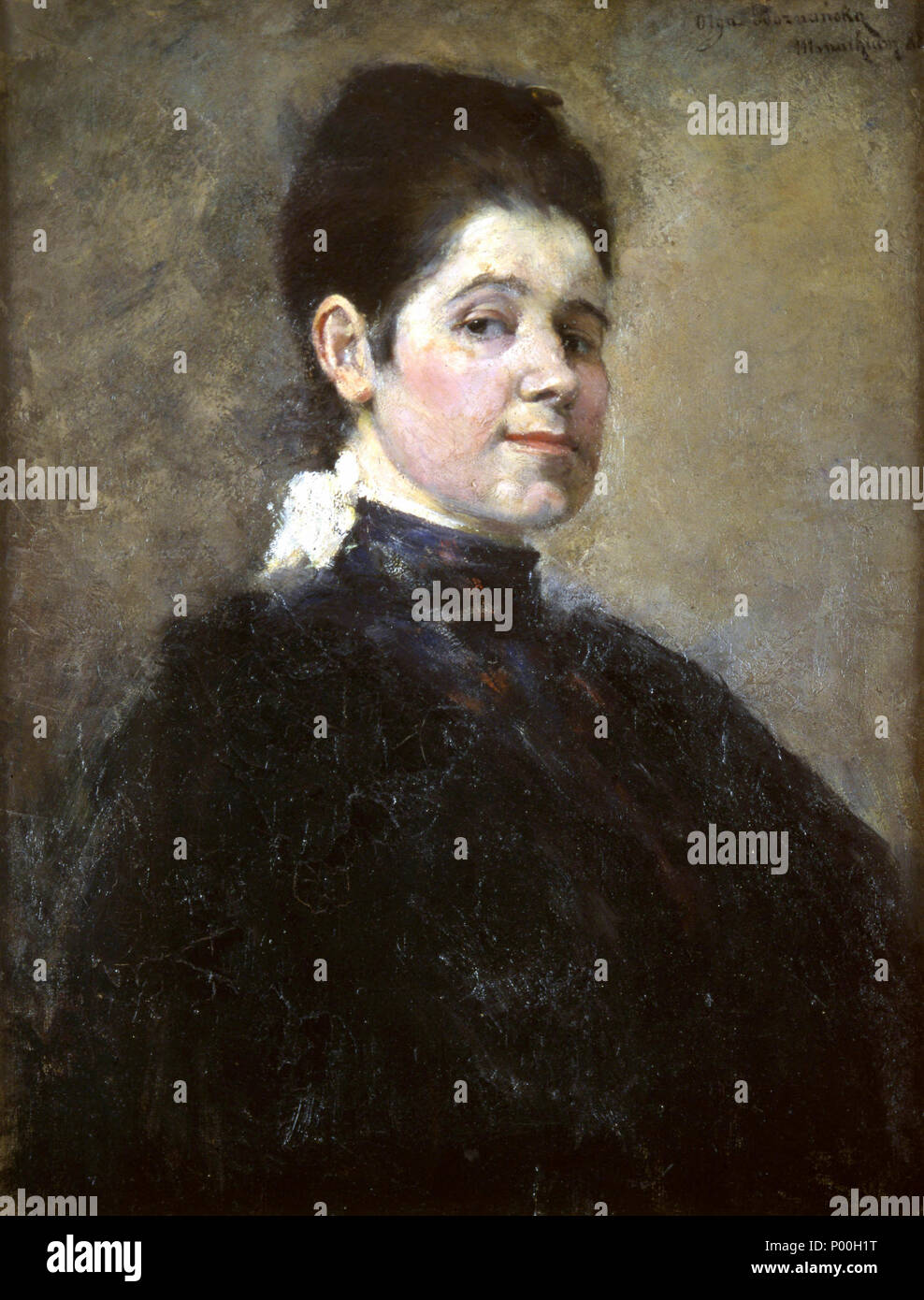 76 Olga Boznańska - Autoportret 1888 Stock Photo - Alamy