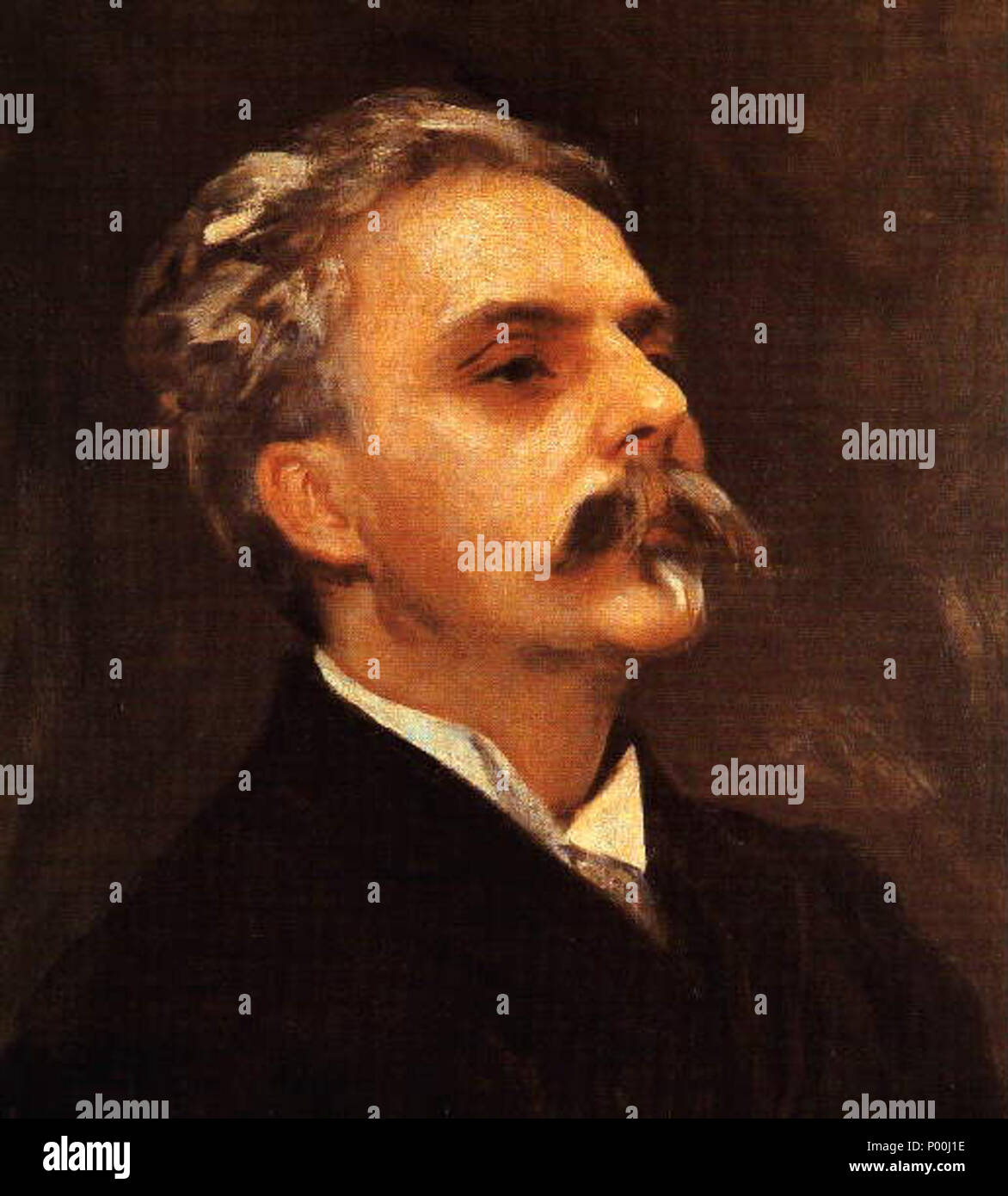 79 Painting of Gabriel Fauré Stock Photo