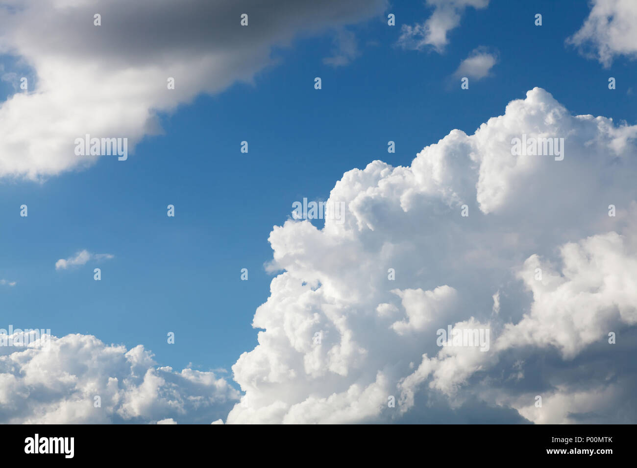 Blue sky and clouds abstract background with copy space Stock Photo - Alamy