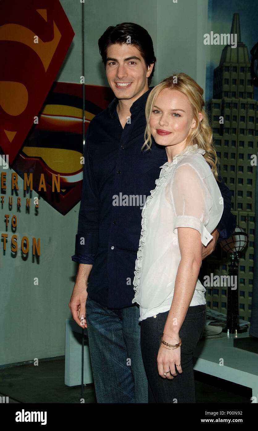 Brandon Routh And Kate Bosworth Arriving At Superman Kitson In Beverly Hills In Los Angeles May 1st 2006 Routhbrandon Bosworthk 059 Event In Hollywood Life California Red Carpet Event Usa Film Industry