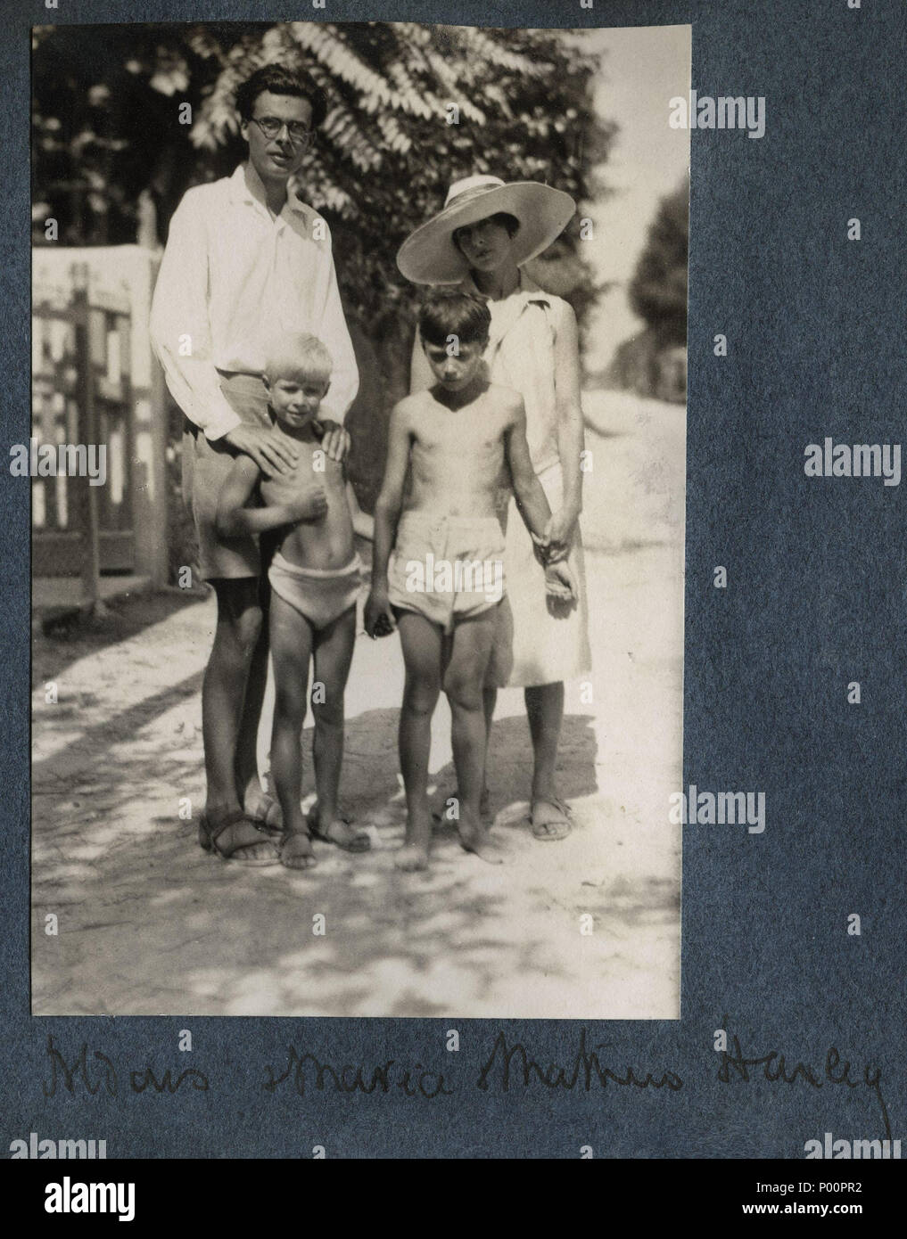 . The Huxley family, by Lady Ottoline Morrell (died 1938). See source
