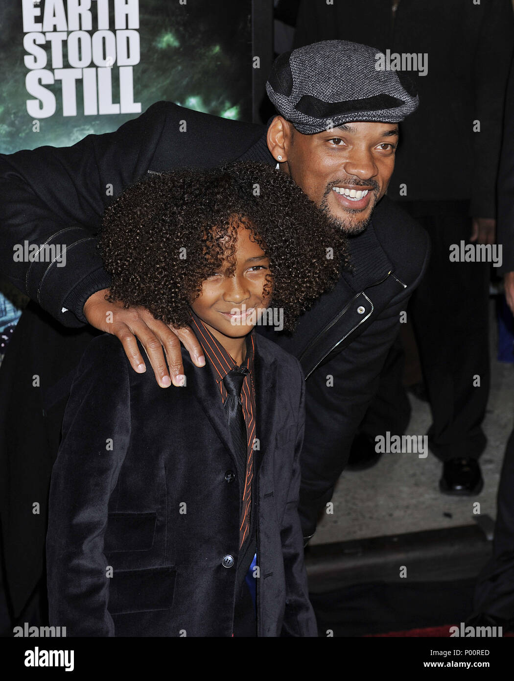 Will Smith with son Jaden - THE DAY THE EARTH STOOD STILL Premiere at ...