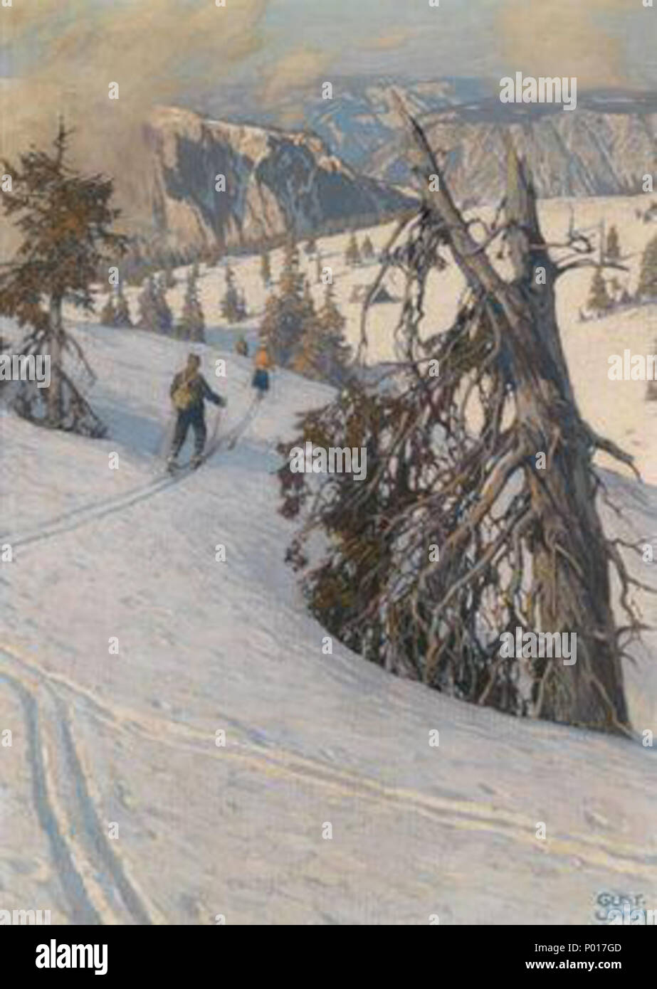 . German: Motiv aus dem Rax-Schneeberggebiet 3 Gustav Jahn, Motiv aus ...