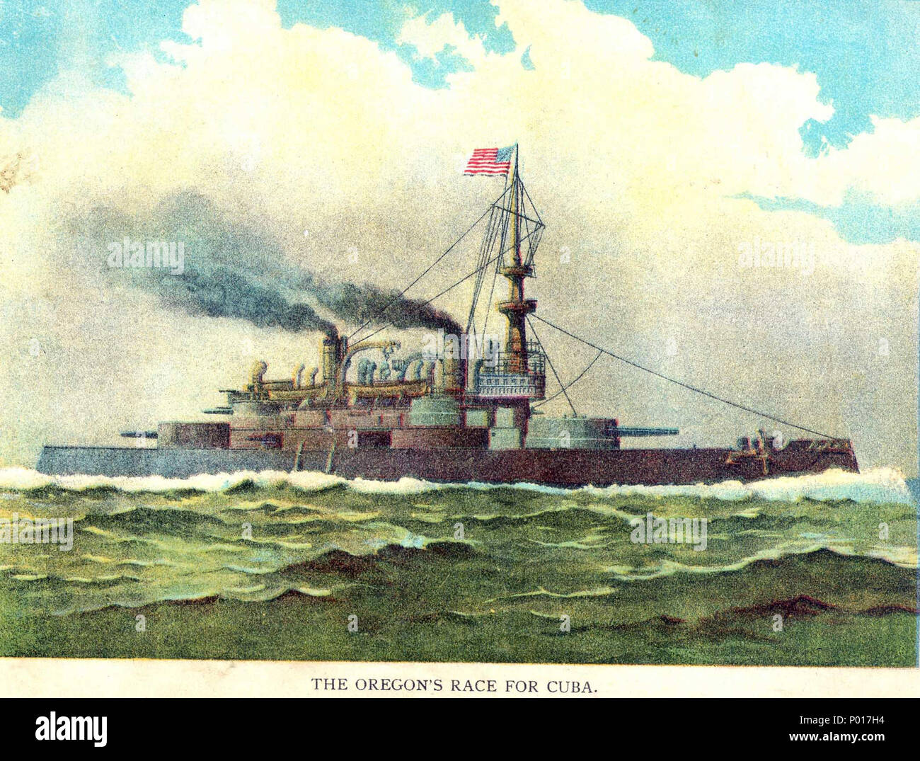 Ss Oregon . English: USS Oregon . 1890s. Murat Halstead 102 USS Oregon Halstead ...