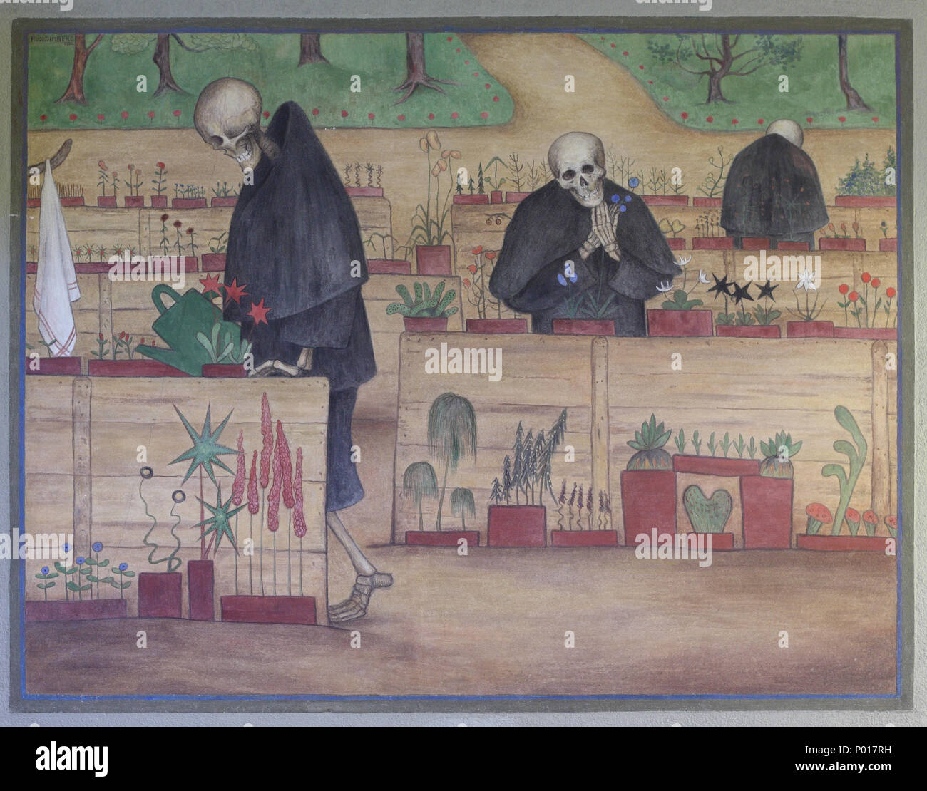 English The Garden Of Death Fresco By Hugo Simberg In Tampere english-the-garden-of-death-fresco-by-hugo-simberg-in-tampere
