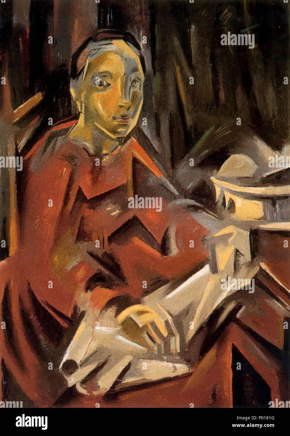 Mujer Sentada 1928 Maria Blanchard 11 1932 Description Spanish Painter Date Of Birth Death 6 March