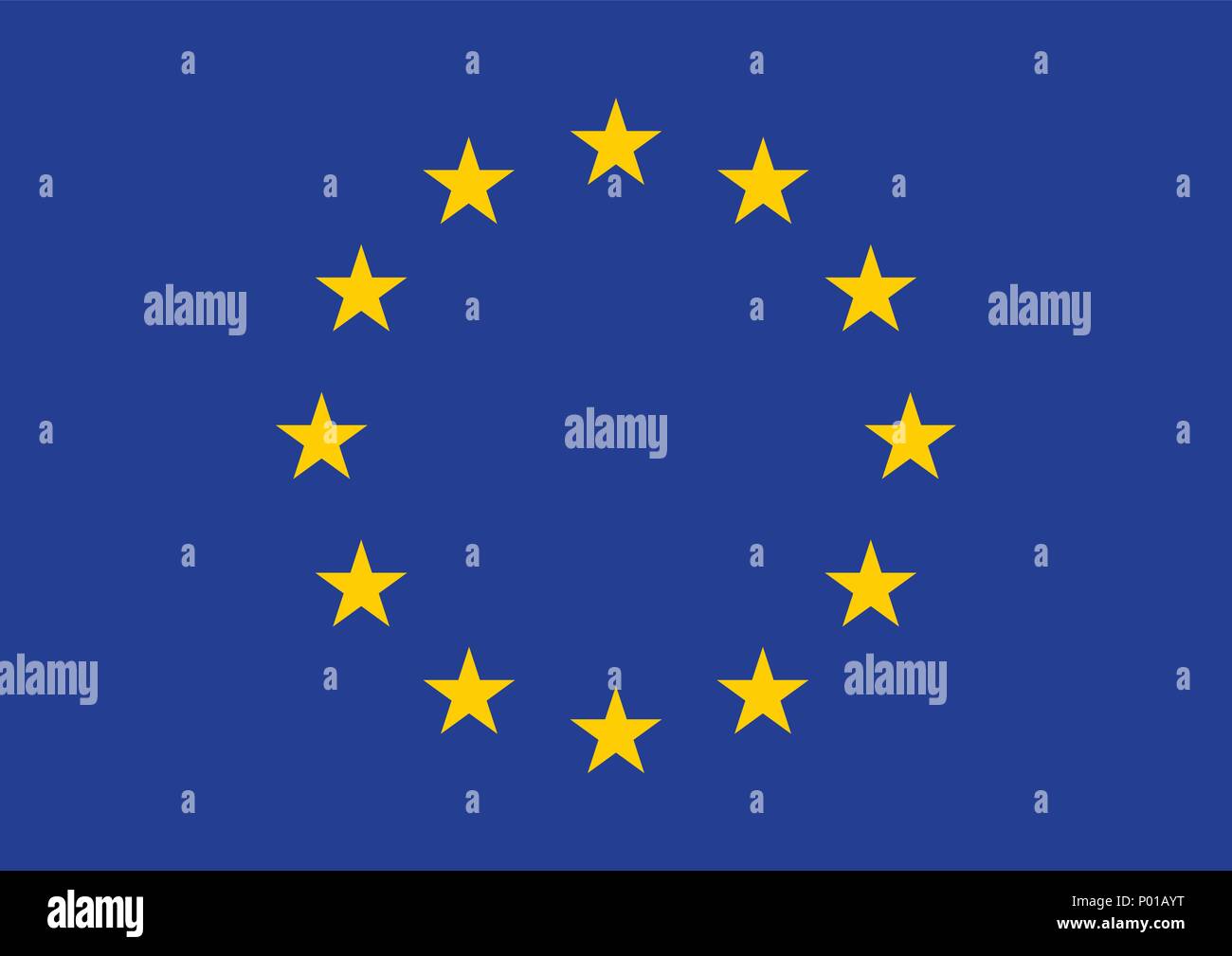 European Union flag. Vector illustration Stock Vector Image & Art - Alamy