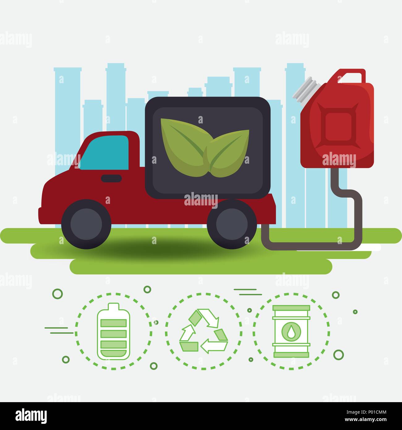 ecology car vehicle icons Stock Vector Image & Art - Alamy