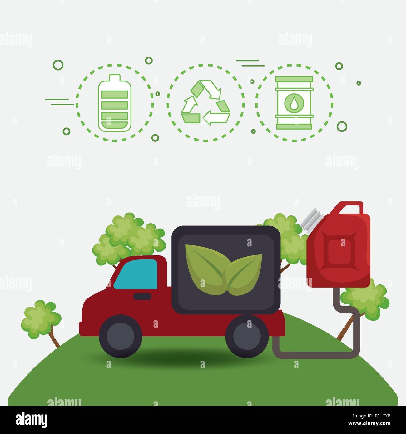 ecology car vehicle icons Stock Vector Image & Art - Alamy