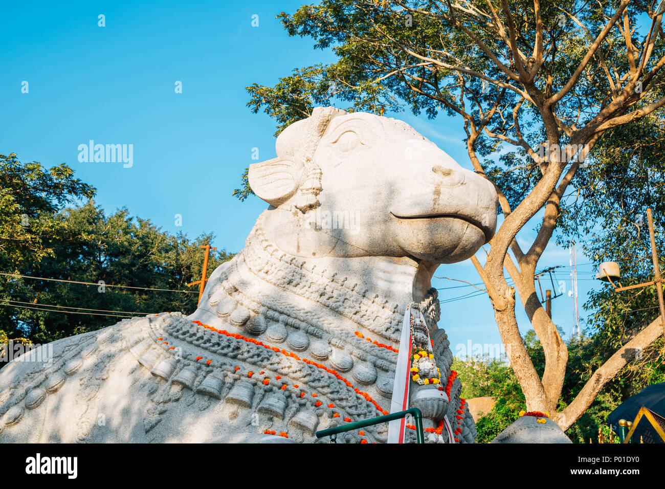 Statue nandi bull in temple hires stock photography and images Alamy