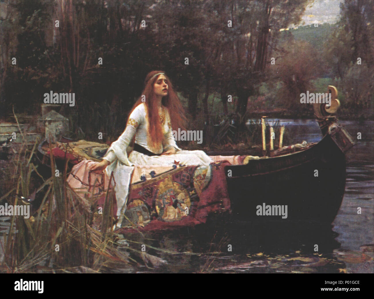 The lady of shalott by john waterhouse hi-res stock photography and ...