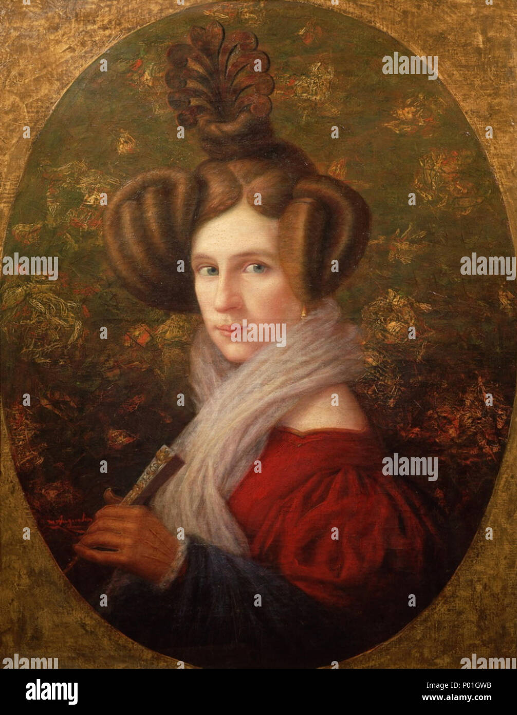 . Painting of Giuseppe Verdi's wife, Margherita Barezzi (d. 1840 ...