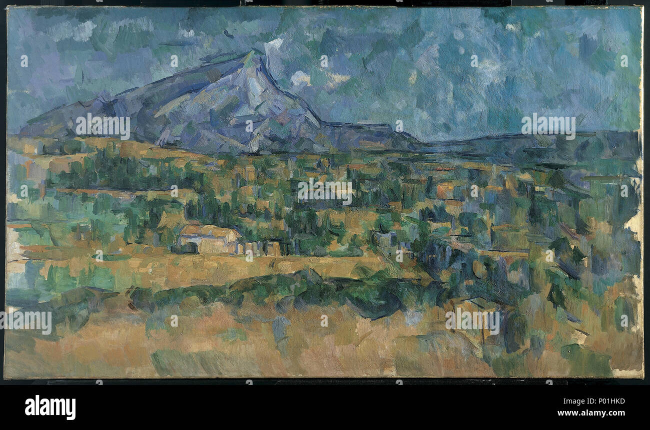 7 Cézanne - Mont Sainte-Victoire 1902-06 Met Stock Photo