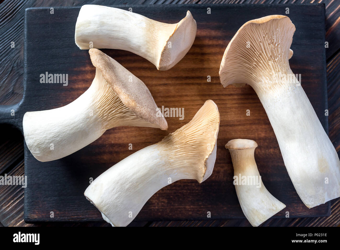 King oyster mushrooms Stock Photo Alamy