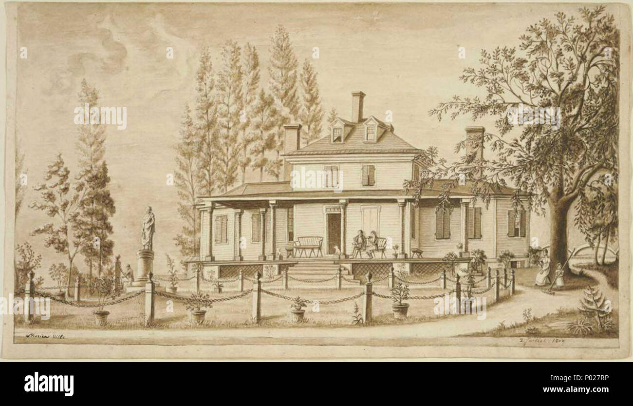 . The Moreau House. . 1809. Hyde de Neuville, Anne Marguerite Henriette