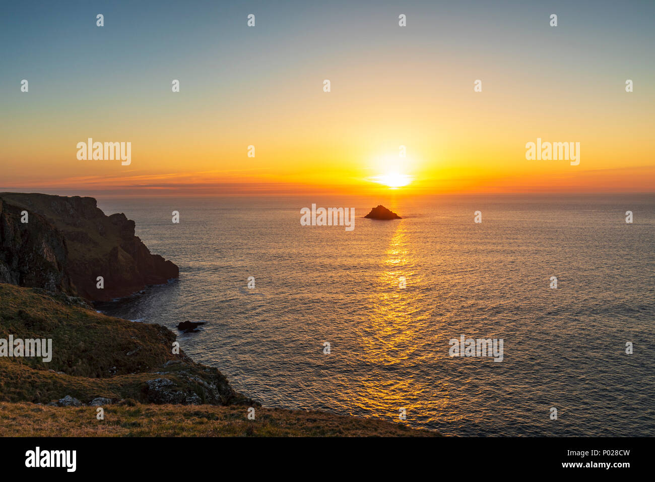 Sunset At The Rumps Stock Photo