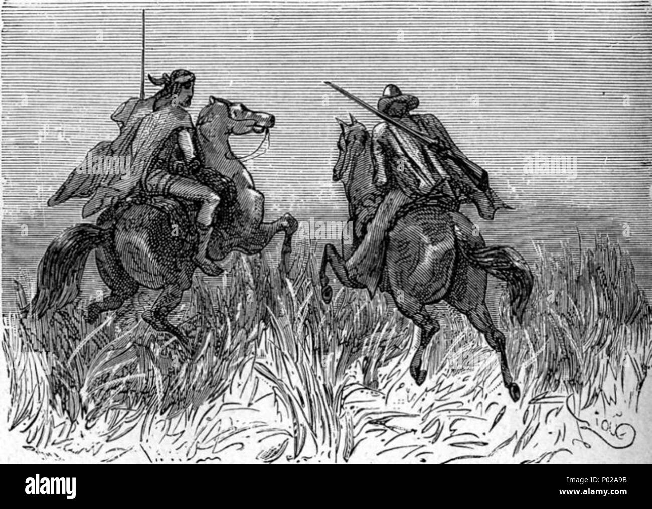 8 'The Children of Captain Grant' by Édouard Riou 055 Stock Photo - Alamy