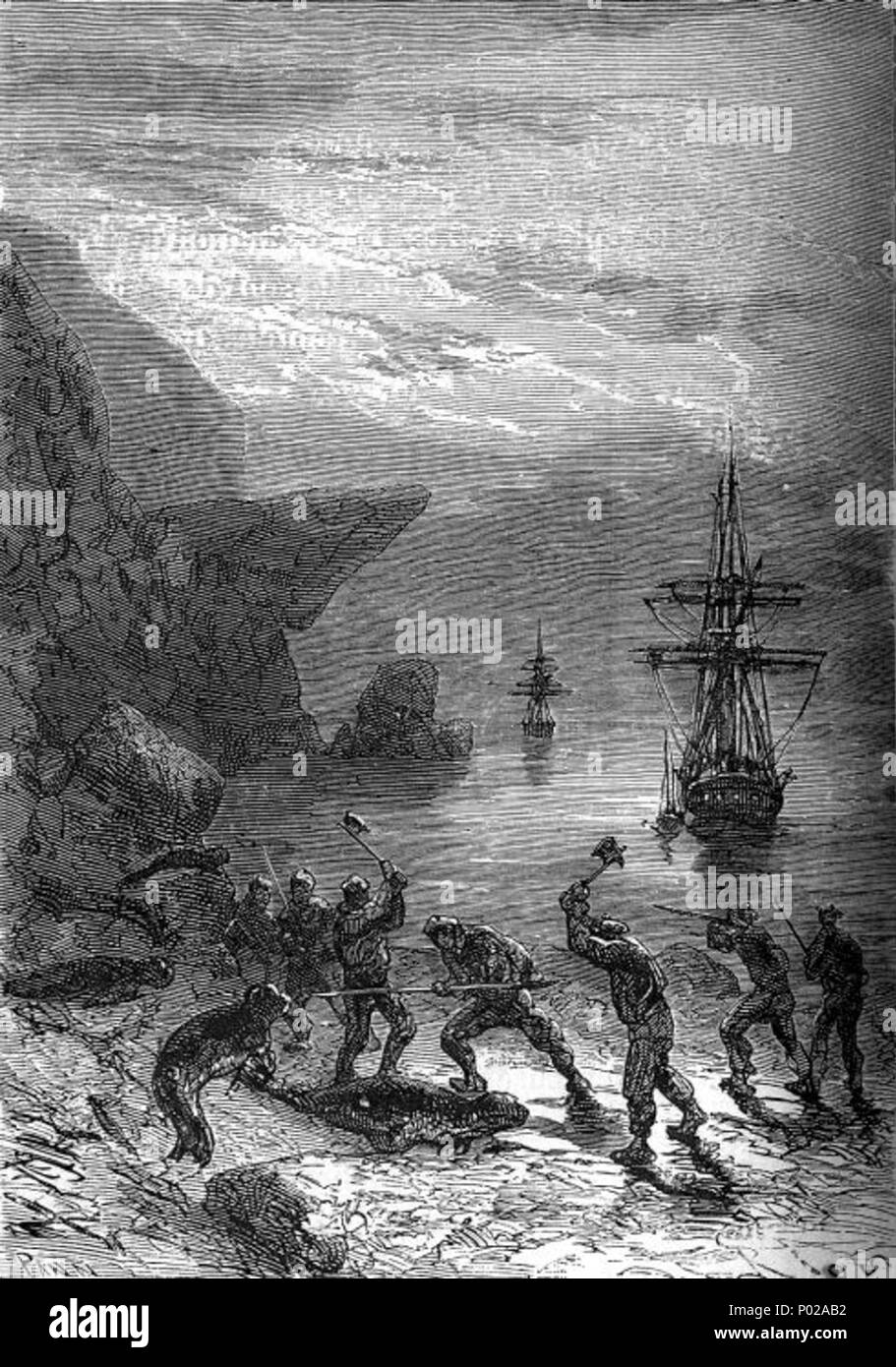 8 'The Children of Captain Grant' by Édouard Riou 077 Stock Photo - Alamy