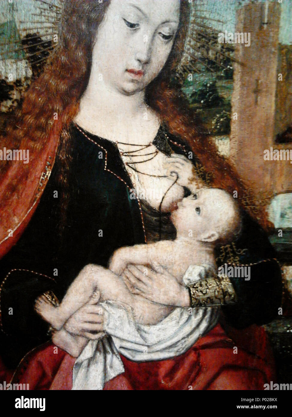 . Madonna and Child crowned by two angels (detail). 1490s 15 Master of ...