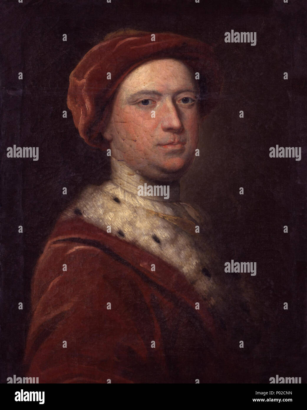 . Portrait of John Boyle, 5th Earl of Cork and Orrery (1707-1762) . circa 1735-1745 17 John Boyle, 5th Earl of Cork and Orrery by Isaac Seeman Stock Photo