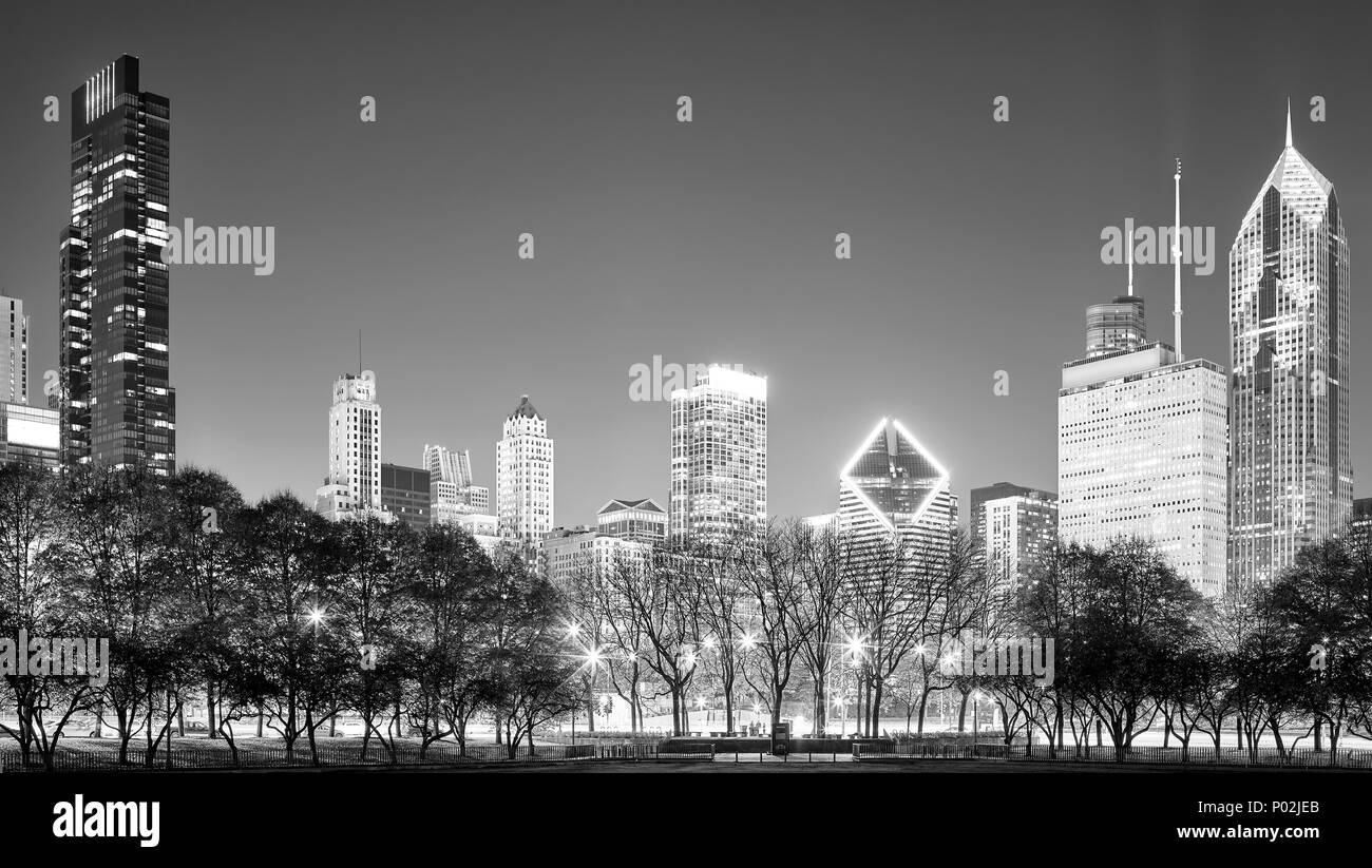 Chicago black and white hi-res stock photography and images - Alamy