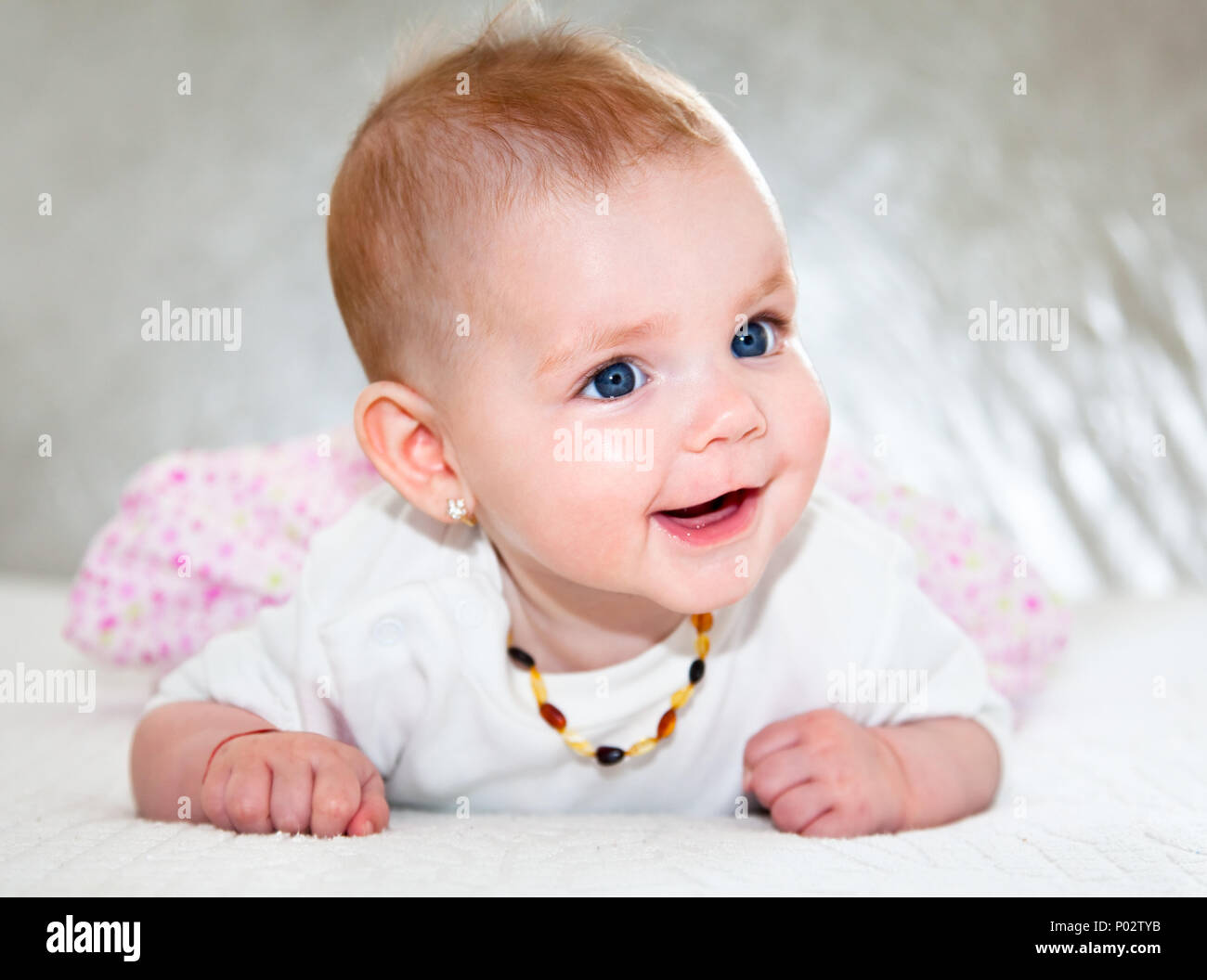 Happy Beautiful Baby With Blue Eyes Stock Photo Alamy happy-beautiful-baby-with-blue-eyes-stock-photo-alamy