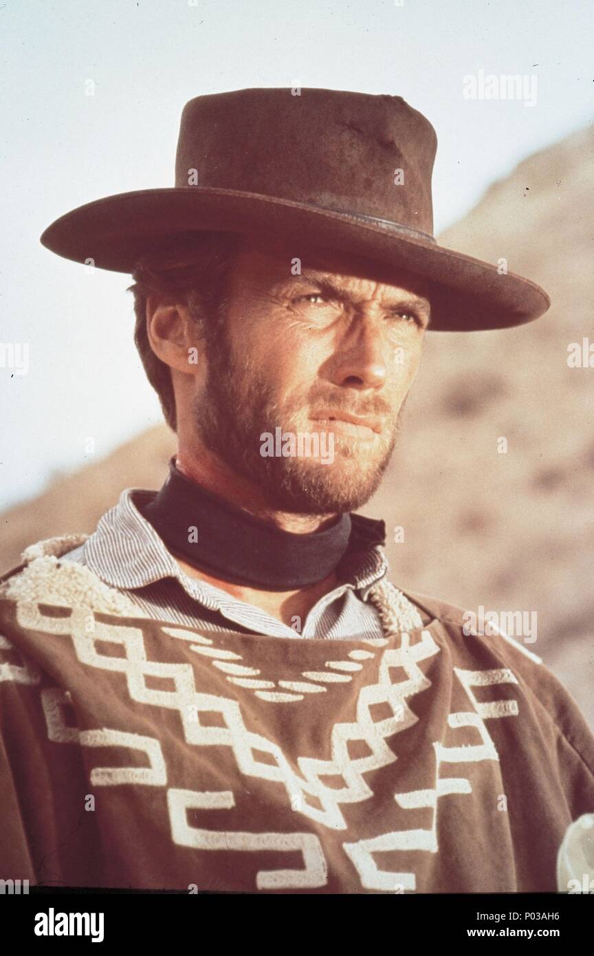 Original Film Title: PER QUALCHE DOLLARO IN PIU.  English Title: FOR A FEW DOLLARS MORE.  Film Director: SERGIO LEONE.  Year: 1965.  Stars: CLINT EASTWOOD. Credit: CONSTANTIN FILM PRODUKTION / Album Stock Photo