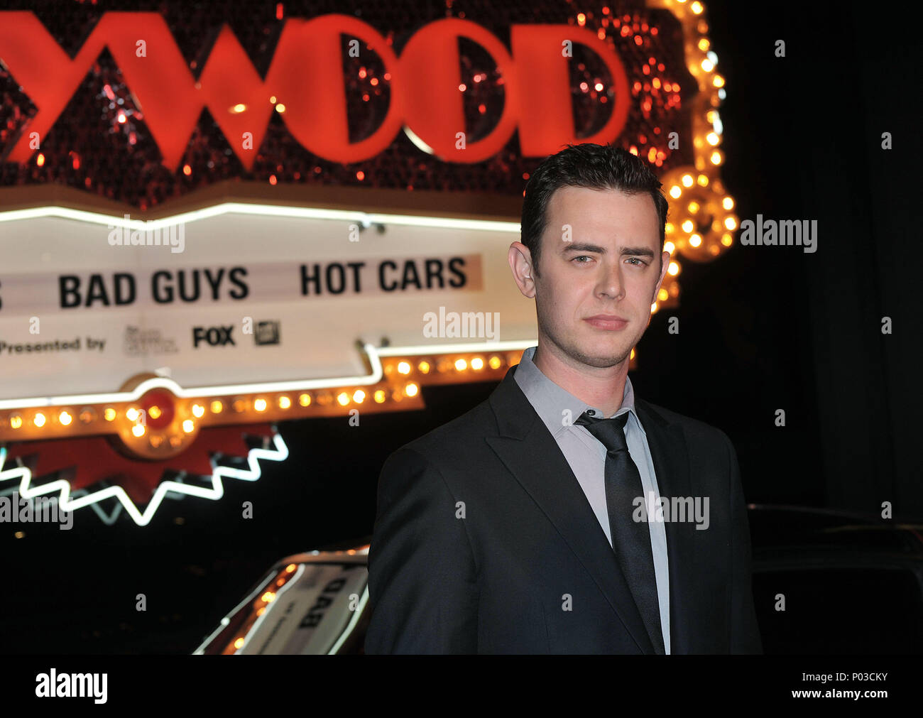 04  Colin Hanks  04   - The Good Guys, Bad Guys, Hot Cars at the  Petersen Automotive Museum In Los Angeles.04  Colin Hanks  04 Red Carpet Event, Vertical, USA, Film Industry, Celebrities,  Photography, Bestof, Arts Culture and Entertainment, Topix Celebrities fashion /  Vertical, Best of, Event in Hollywood Life - California,  Red Carpet and backstage, USA, Film Industry, Celebrities,  movie celebrities, TV celebrities, Music celebrities, Photography, Bestof, Arts Culture and Entertainment,  Topix, vertical, one person,, from the year , 2010, inquiry tsuni@Gamma-USA.com - Three Quarters Stock Photo