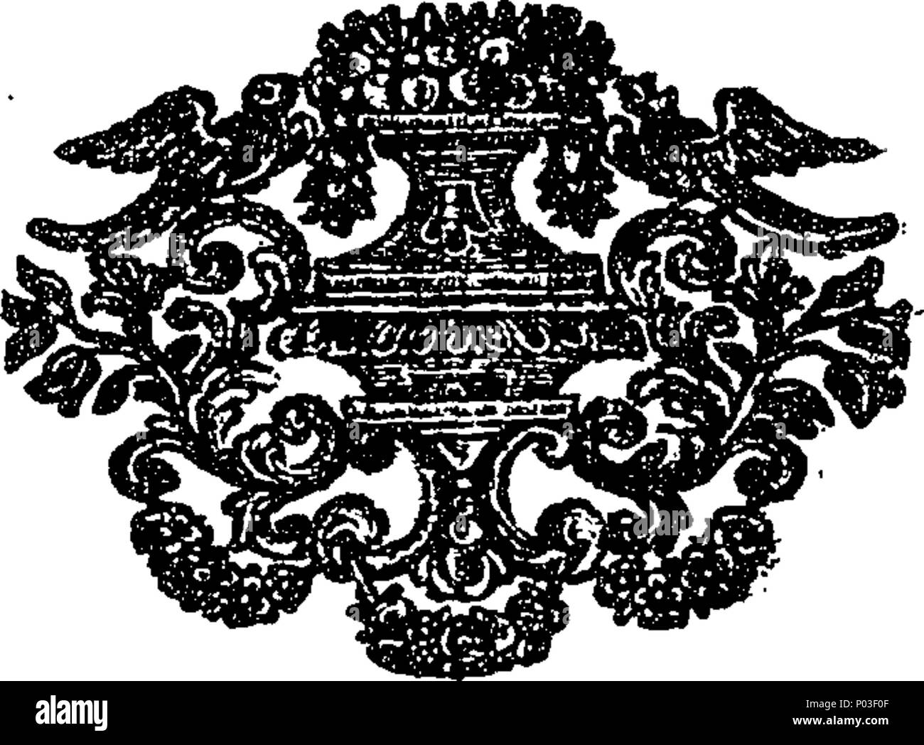 . English Fleuron from book A code of Gentoo laws, or, ordinations of