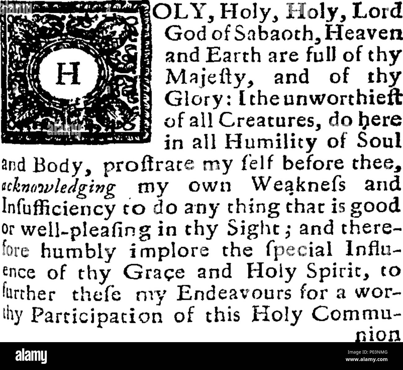 Receiving holy communion in church Black and White Stock Photos